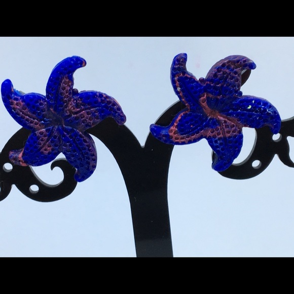 Unique Handmade Polymer Clay Post Earrings - Picture 4 of 6